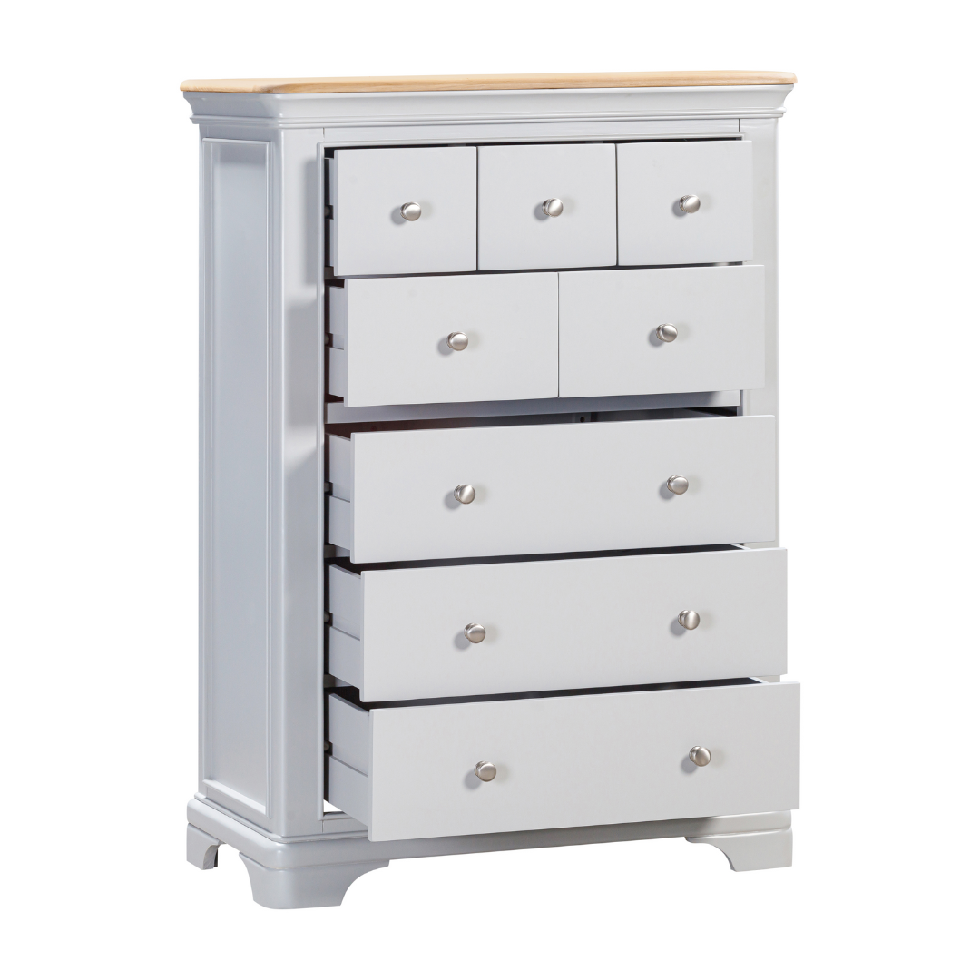 Commode haute Savoie à 8 tiroirs