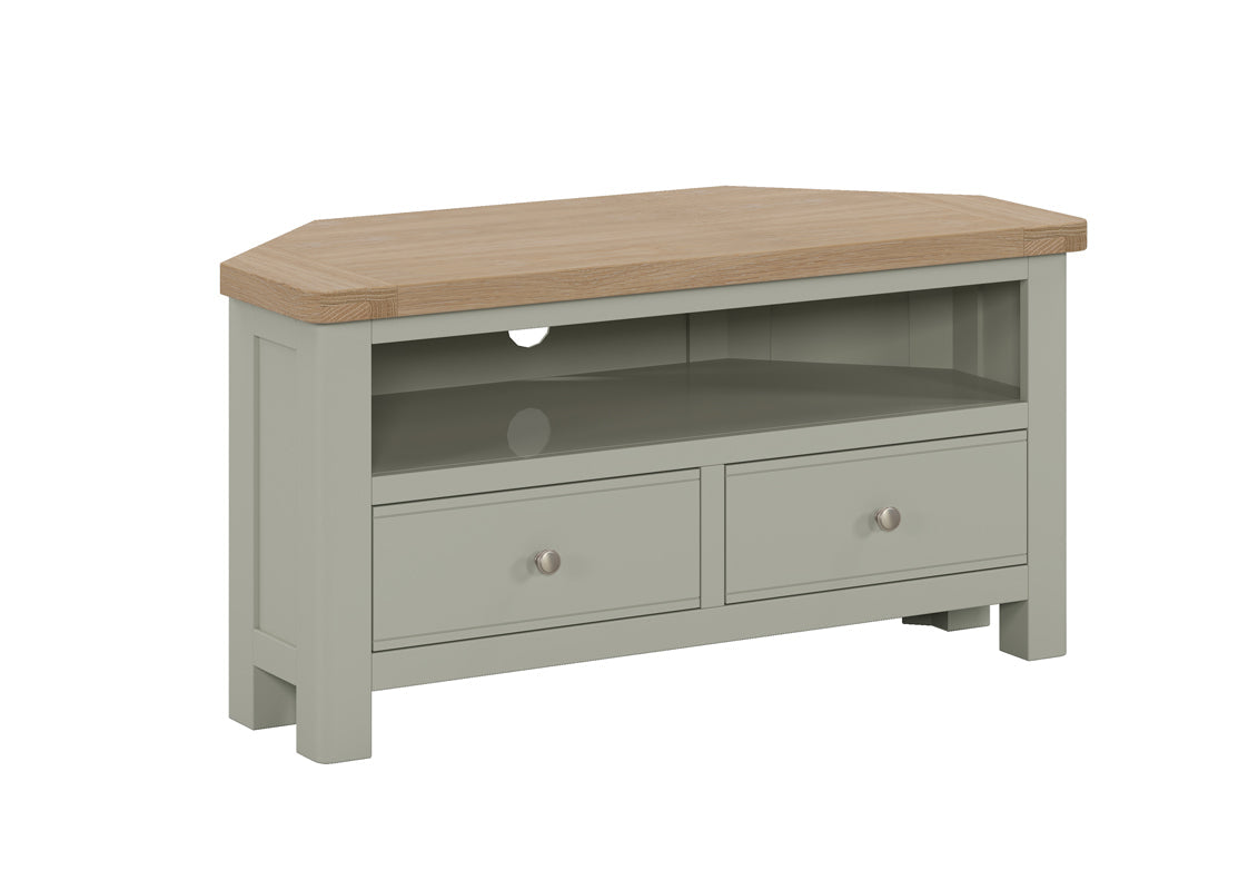 Meuble TV d'angle Camden Sage