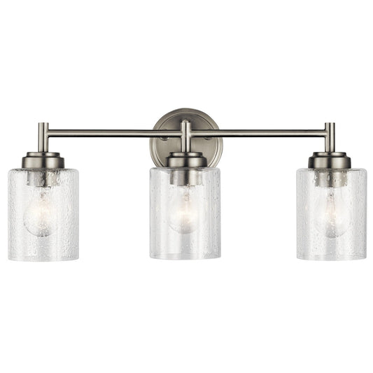Kichler Lighting Winslow 3-light Brushed Nickel Bath Vanity Light
