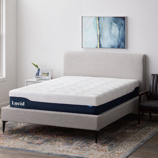 Lucid 12-inch Gel and Aloe Vera Hybrid Mattress
