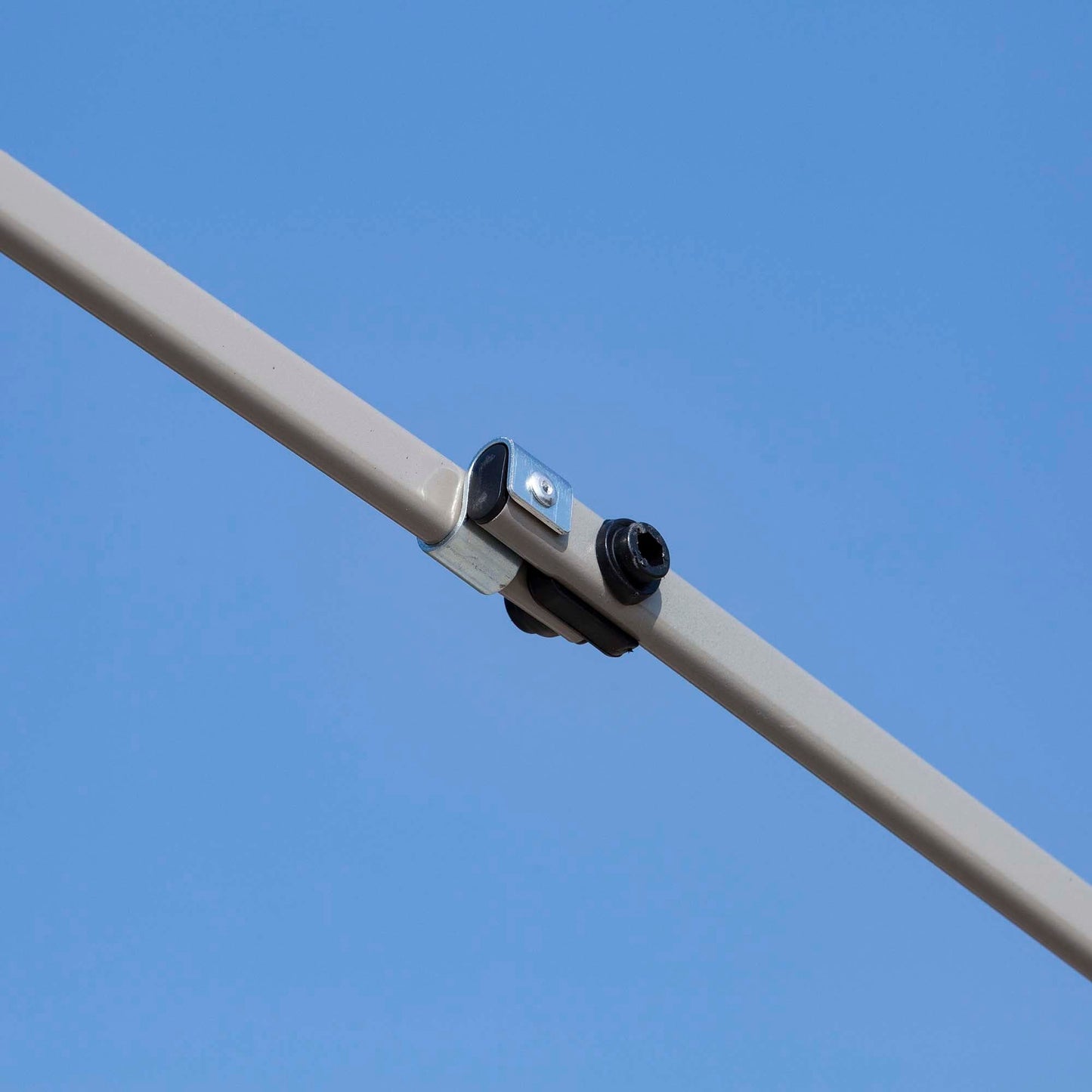 Outsunny 12' x 12' Pop Up Canopy Sun Shade Instant Tent Folding with Mesh Sidewall Netting, 3-Level Adjustable Height