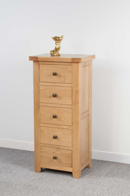 Cotswold 5 tiroirs étroit