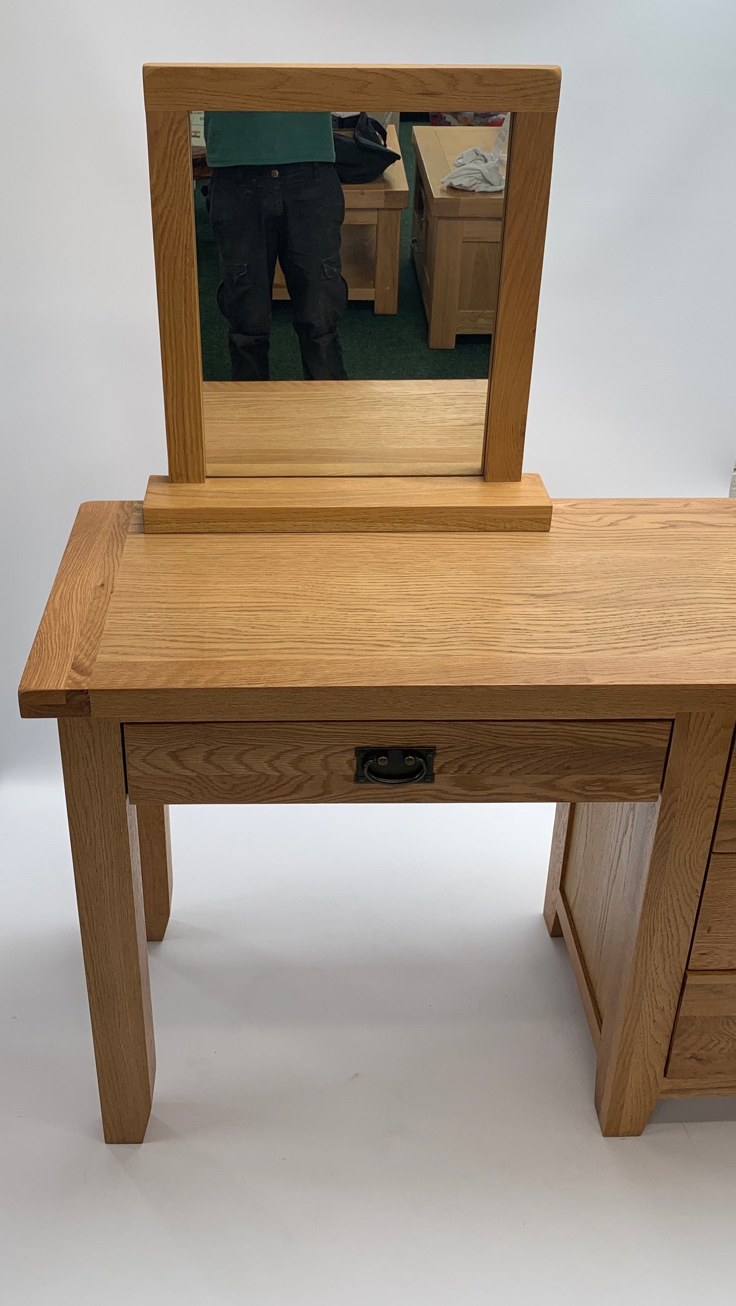 Miroir de coiffeuse rustique