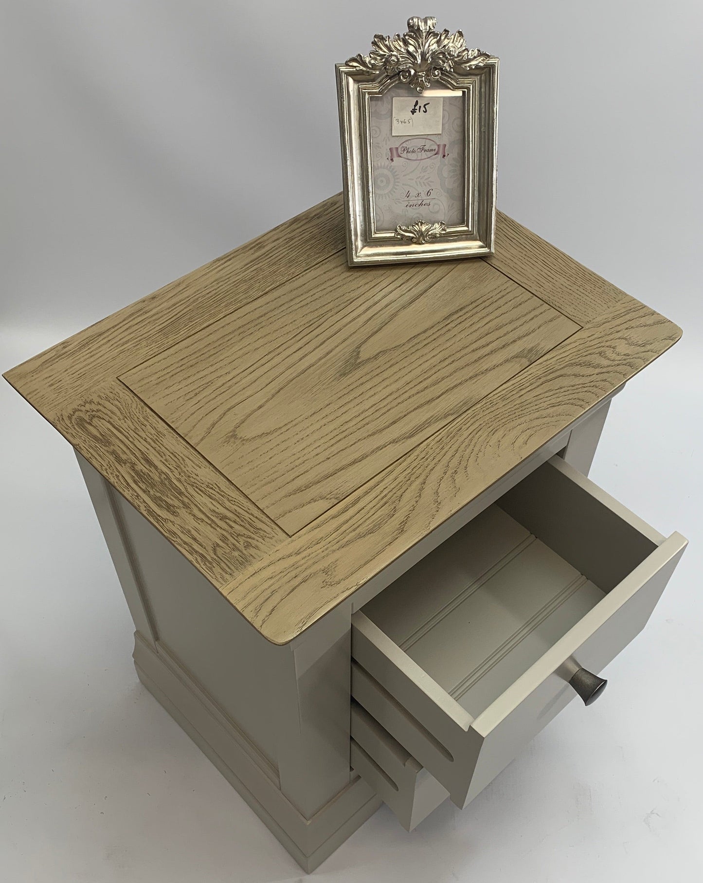 Table de chevet à 2 tiroirs Toscane