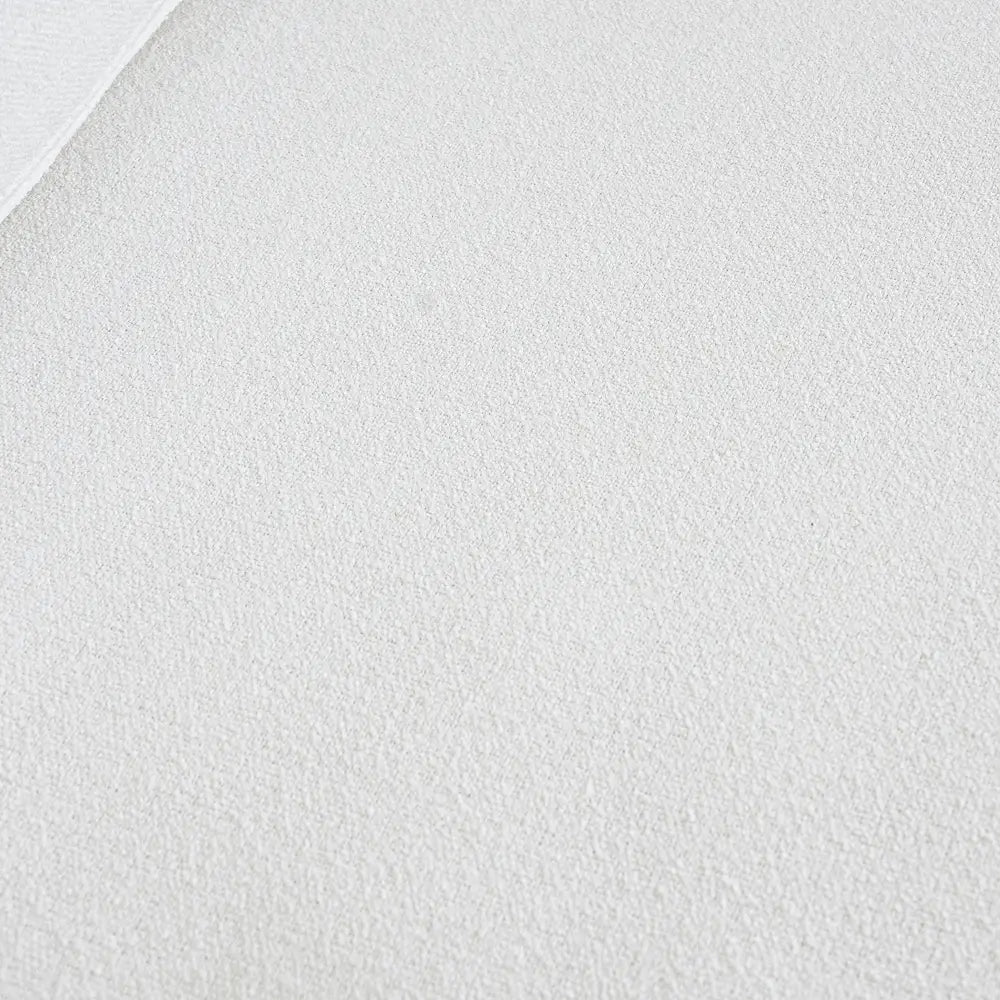 Canapés d'angle Deluxe Premium Cloud | Canapés d'angle 3 pièces en coton et lin blanc avec méridienne | 80 housses amovibles et lavables | 2 places