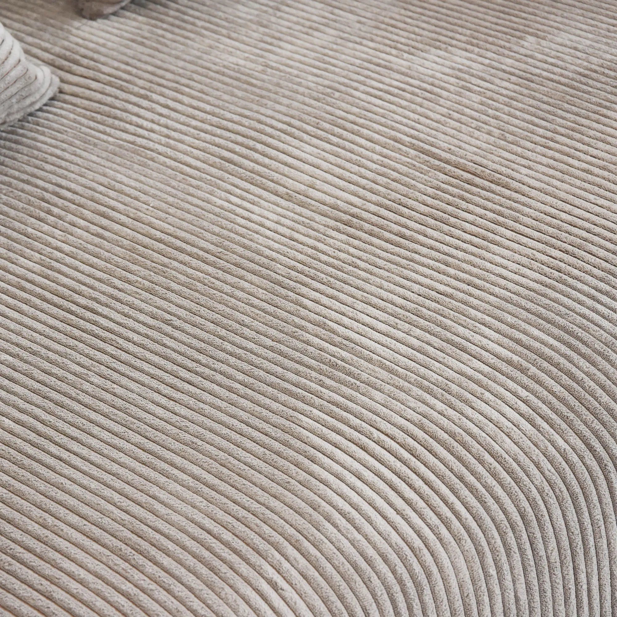 Canapés modulaires modernes Matrix | Ensemble de 5 pièces en velours côtelé marron en forme de U, 3 places