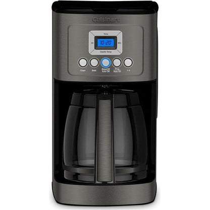 14-Cup Programmable Coffee Maker, Glass Carafe, Brew Strength Control, 1-4 Cup Setting, Black Stainless