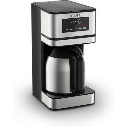 14-Cup Programmable Coffee Maker, Stainless Carafe, 3 Brew Strengths, 24H Timer, 4H Keep Warm