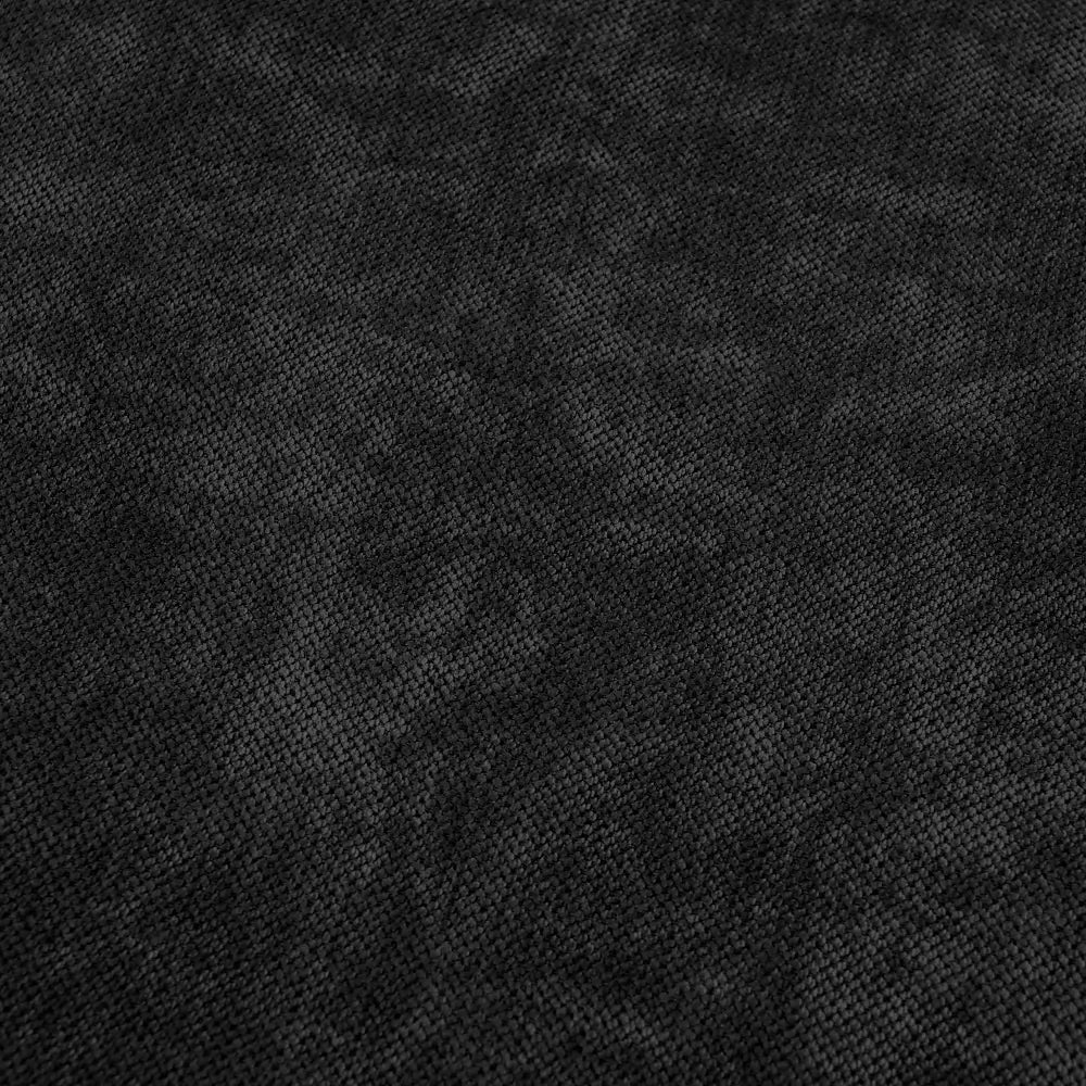 Canapés d'angle Deluxe Slope Cloud | Ensemble 6 pièces en lin noir, forme en U, 160 coussins de dossier réglables, 4 places