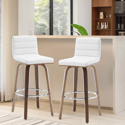 26/29 Faux Leather Swivel Bar/Counter Stools, Set of 2/3