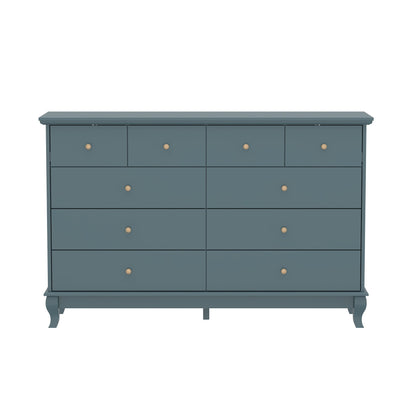 55.1 Wide Double Bedroom Dresser with Storage Drawers