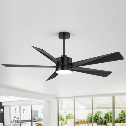 Breezary 65/52/42 5-Blade LED Ceiling Fan with Light Kit and Remote