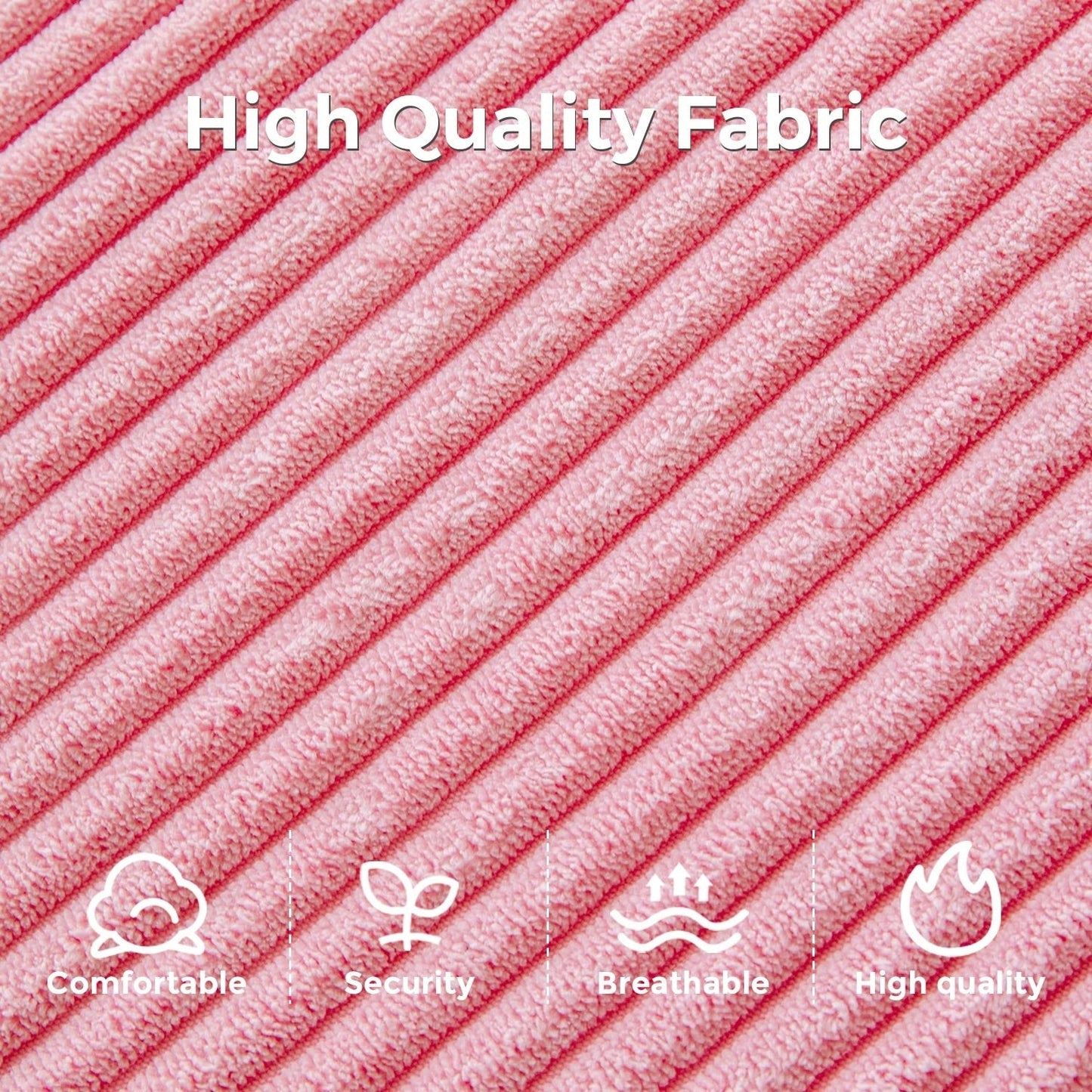 8 Corduroy Folding Couch Sofa Bed,Single