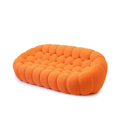 98.43'' Modern Bubble Sofa 3D Honeycomb Shape Lazy Sofa Couch
