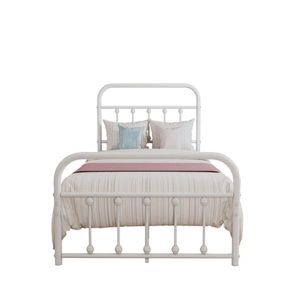 Alazyhome Simple Vintage Metal Platform Bed Frame, Easy-Assembly