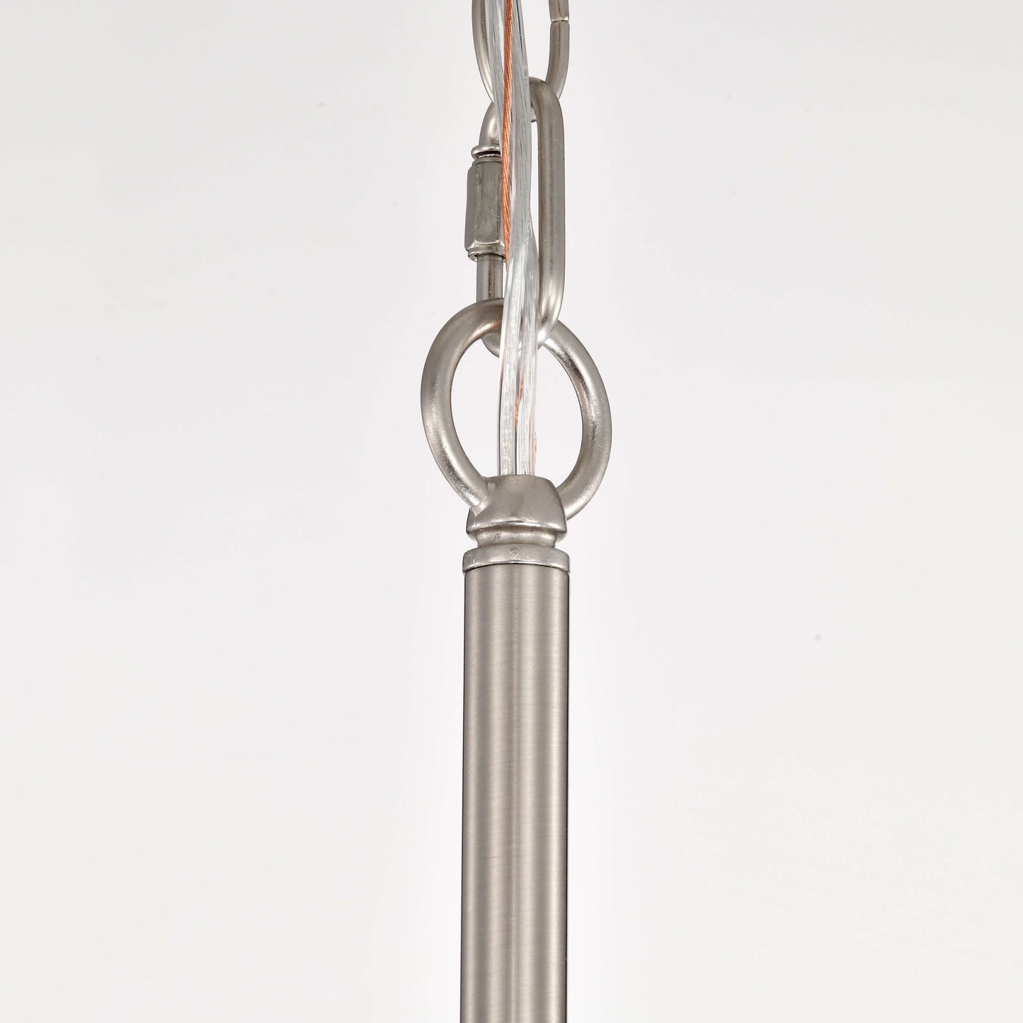 Anita Drum Shade Chandelier with Clear Glass Prism