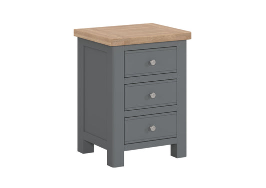 Table de chevet 3 tiroirs Camden Slate