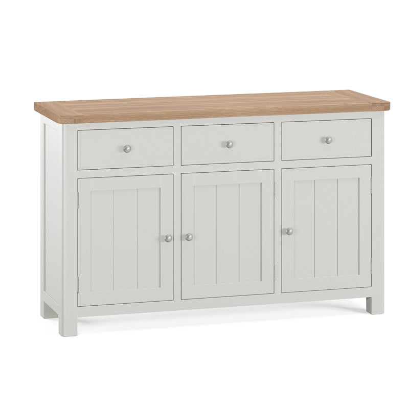 Buffet 3 portes Camden blanc cassé