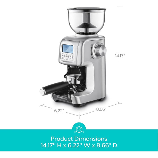 CASABREWS Tornado Electric Coffee Grinder Conical Burr Silver - N/A