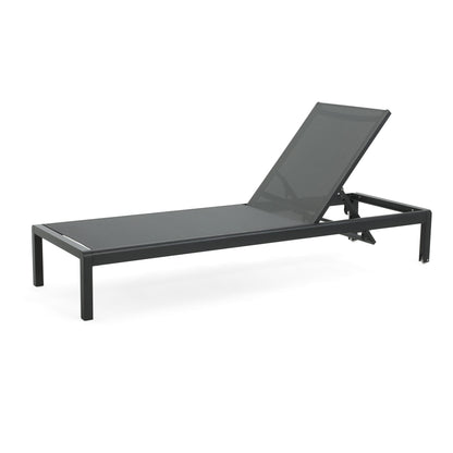 Cape Coral Outdoor Aluminum Chaise Lounge (Set of 2) by Christopher Knight Home - 77.56 D x 25.20 W x 11.80 H