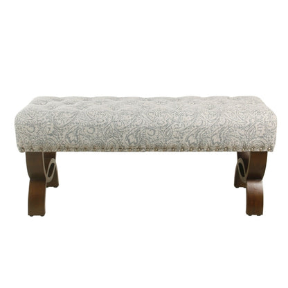 Carolina Tufted Bench With Nailhead Trim