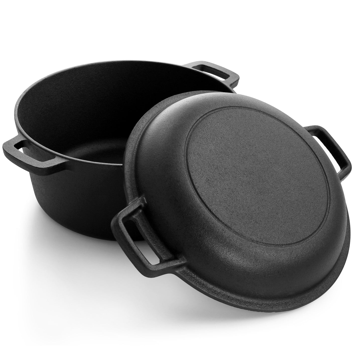 Cast Iron Pre Seasoned Skillet and Accessories 12 Piece Set