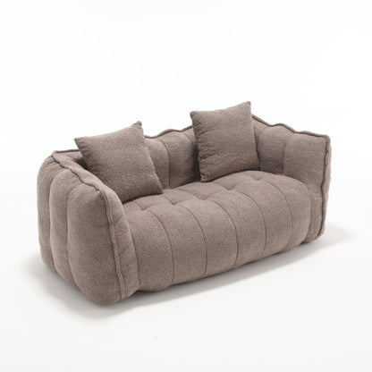 Comfortable square recliner sofa