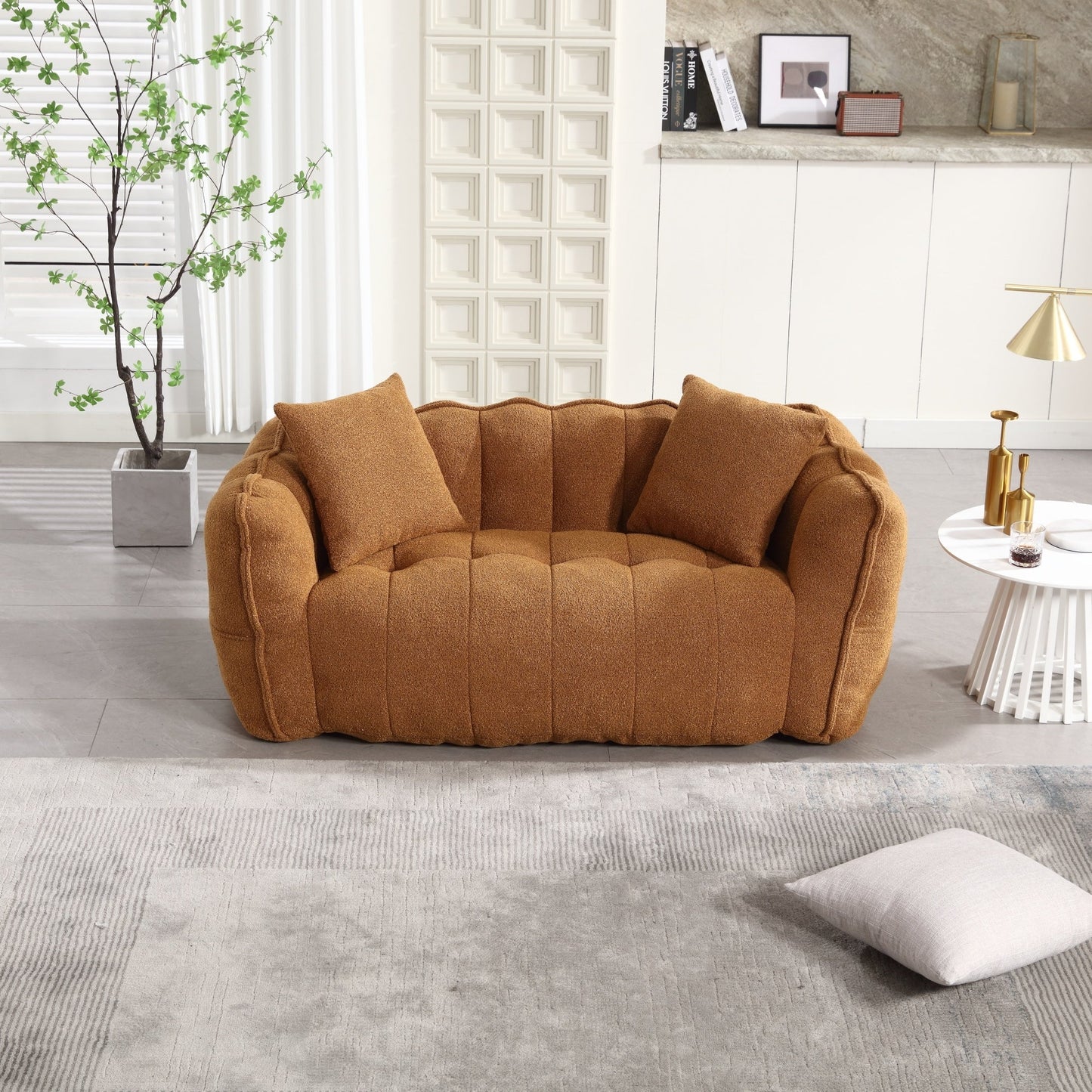 Comfortable square recliner sofa