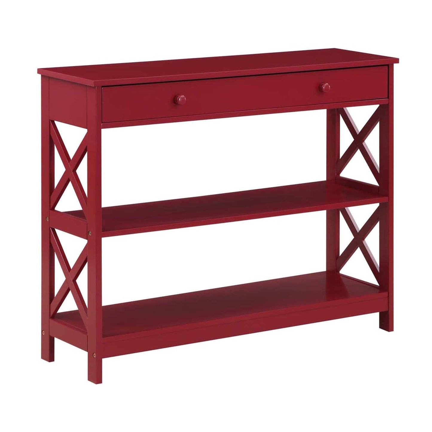 Convenience Concepts Oxford 1 Drawer Console Table with Shelves