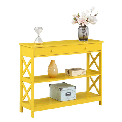 Convenience Concepts Oxford 1 Drawer Console Table with Shelves