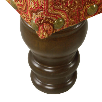 Copper Grove Muscari Upholstered Storage Bench with Nailhead Trim