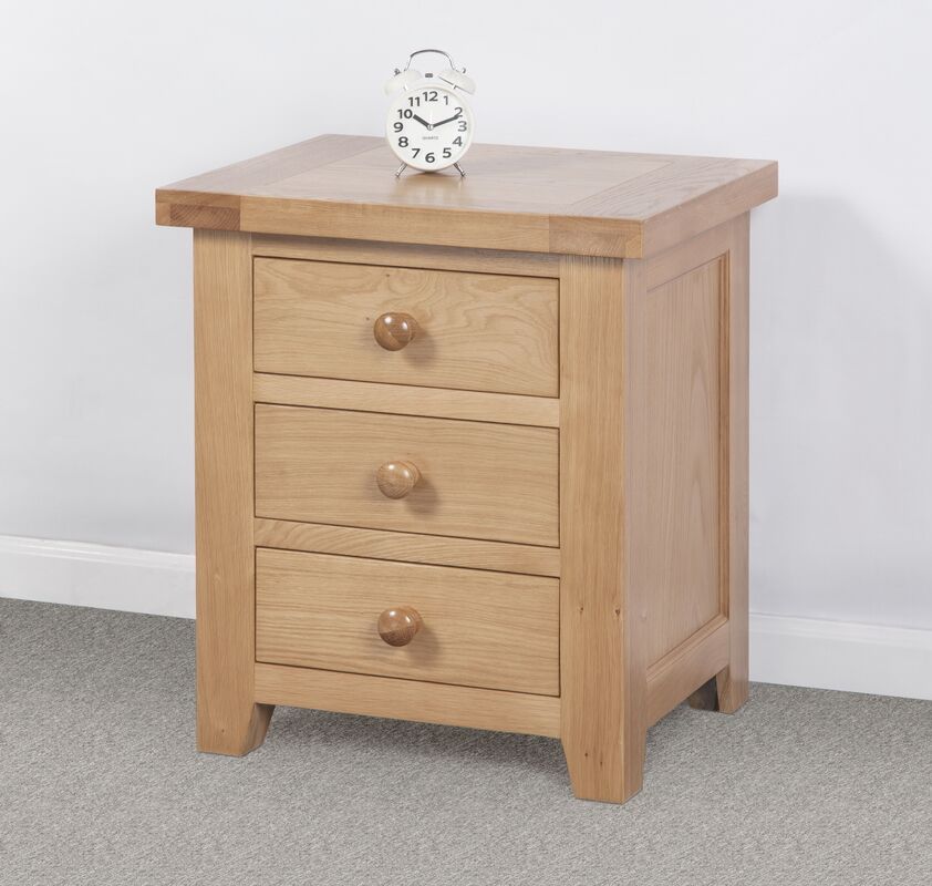 Table de chevet à 3 tiroirs Cotswold