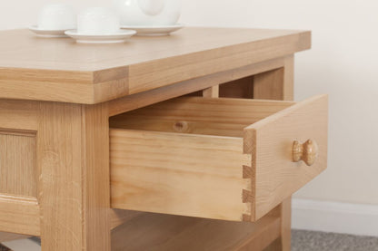 Table basse Cotswold à 2 tiroirs