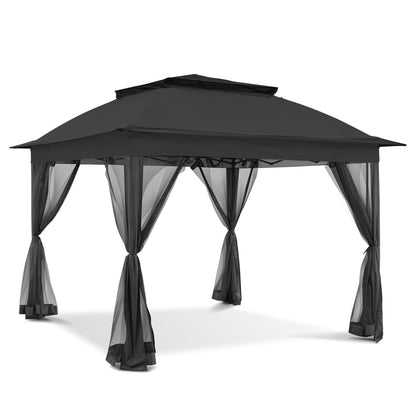 Cozywor 11 ft. x 11 ft. Pop-Up Steel Gazebo with Mosquito Netting