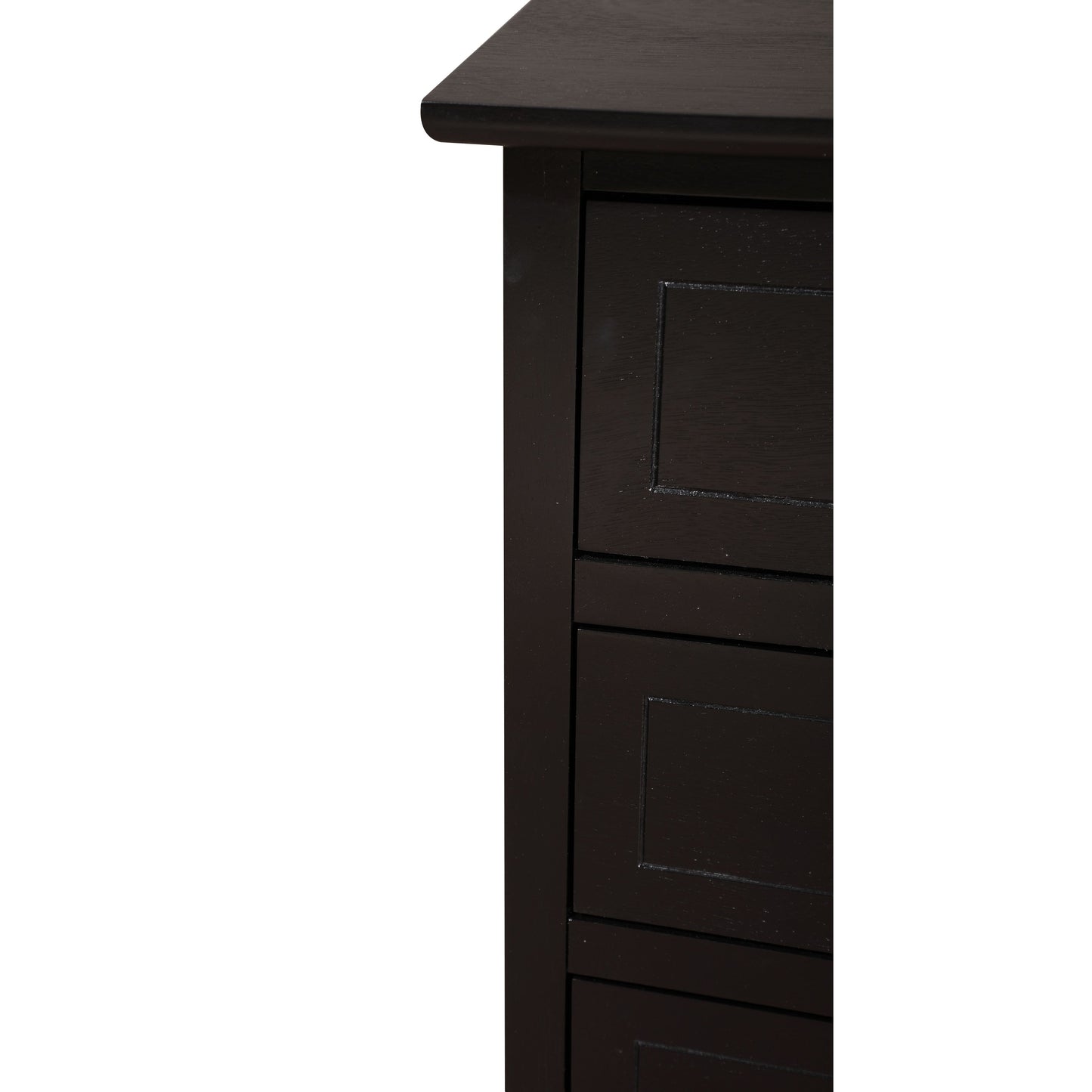 Daniel 3-drawer Transitional Wooden Nightstand