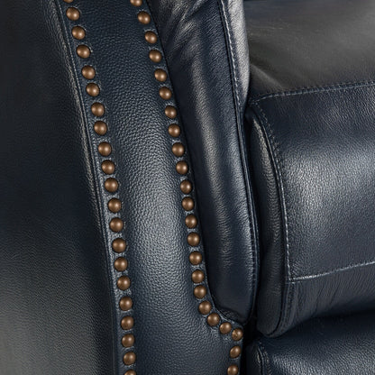 Eduardo Genuine Leather Power Recliner with USB Port Set of 2