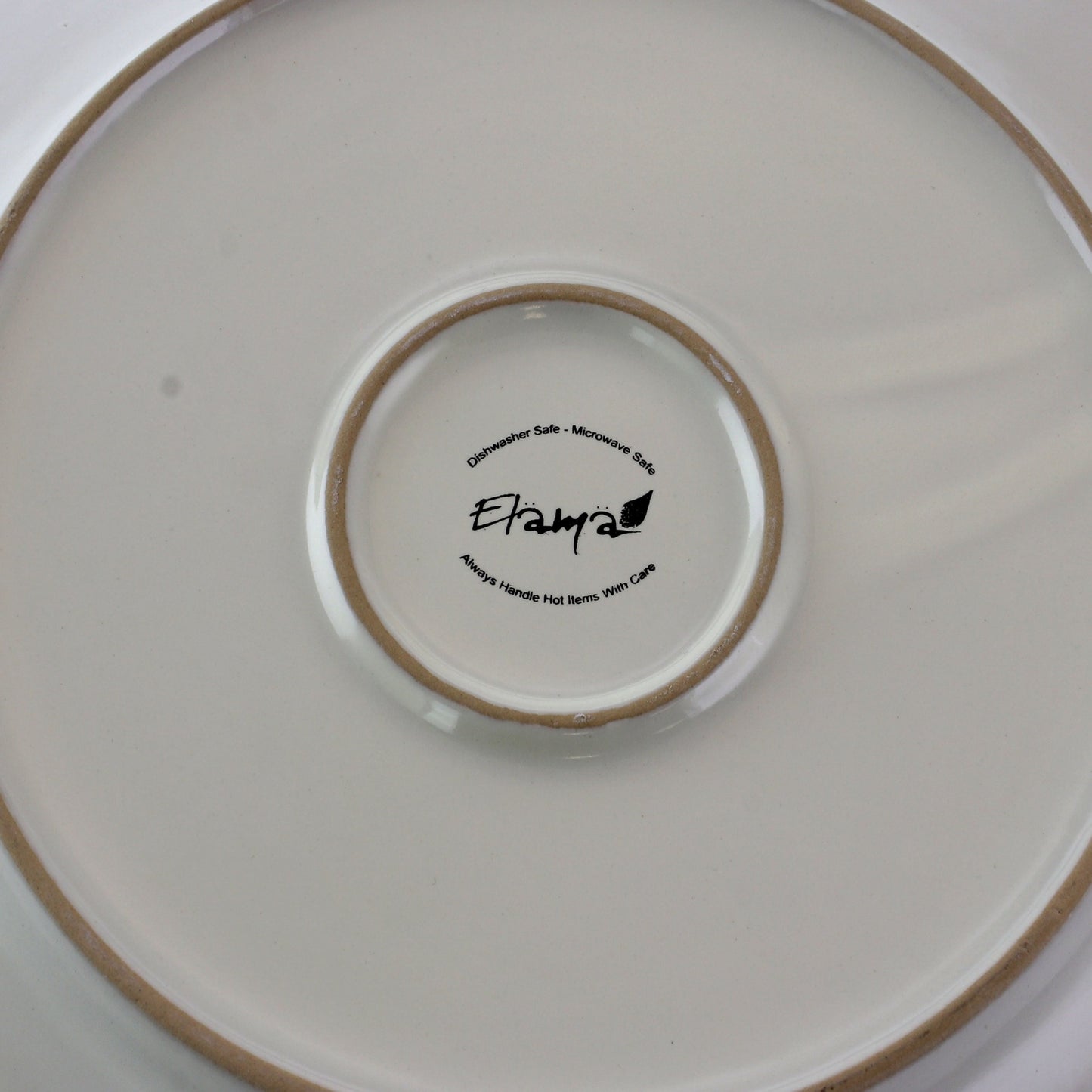 Elama Marketplace Favorites16pc Dinnerware Set in Embossed White