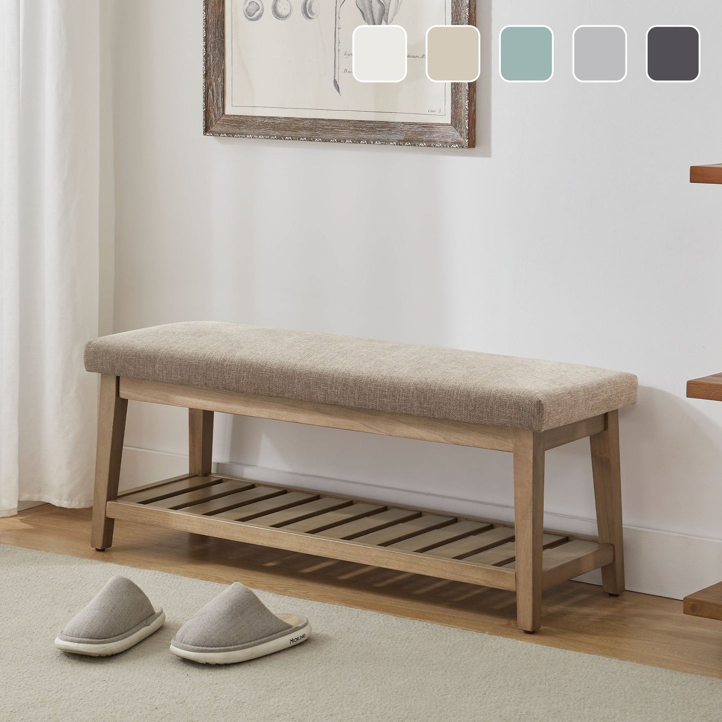 Entryway Shoe Bench Storage Bench Upholstered Bench