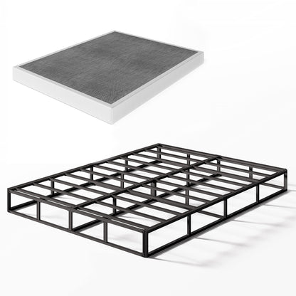 5 Inch Low Profile Metal Spring, Heavy Duty Structure with Grey Cover