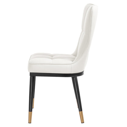 Faux Leather Upholstered Dining Chairs Set of 2/4