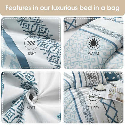 Nanshing Trina 15 Piece Boho Embroidered Comforter Set