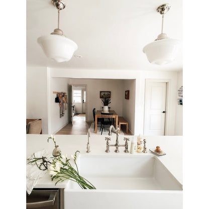 Heritage Bridge Kitchen Faucet with Brass Sprayer