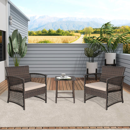 Heritage Outdoor 3-piece Wicker Bistro Patio Set