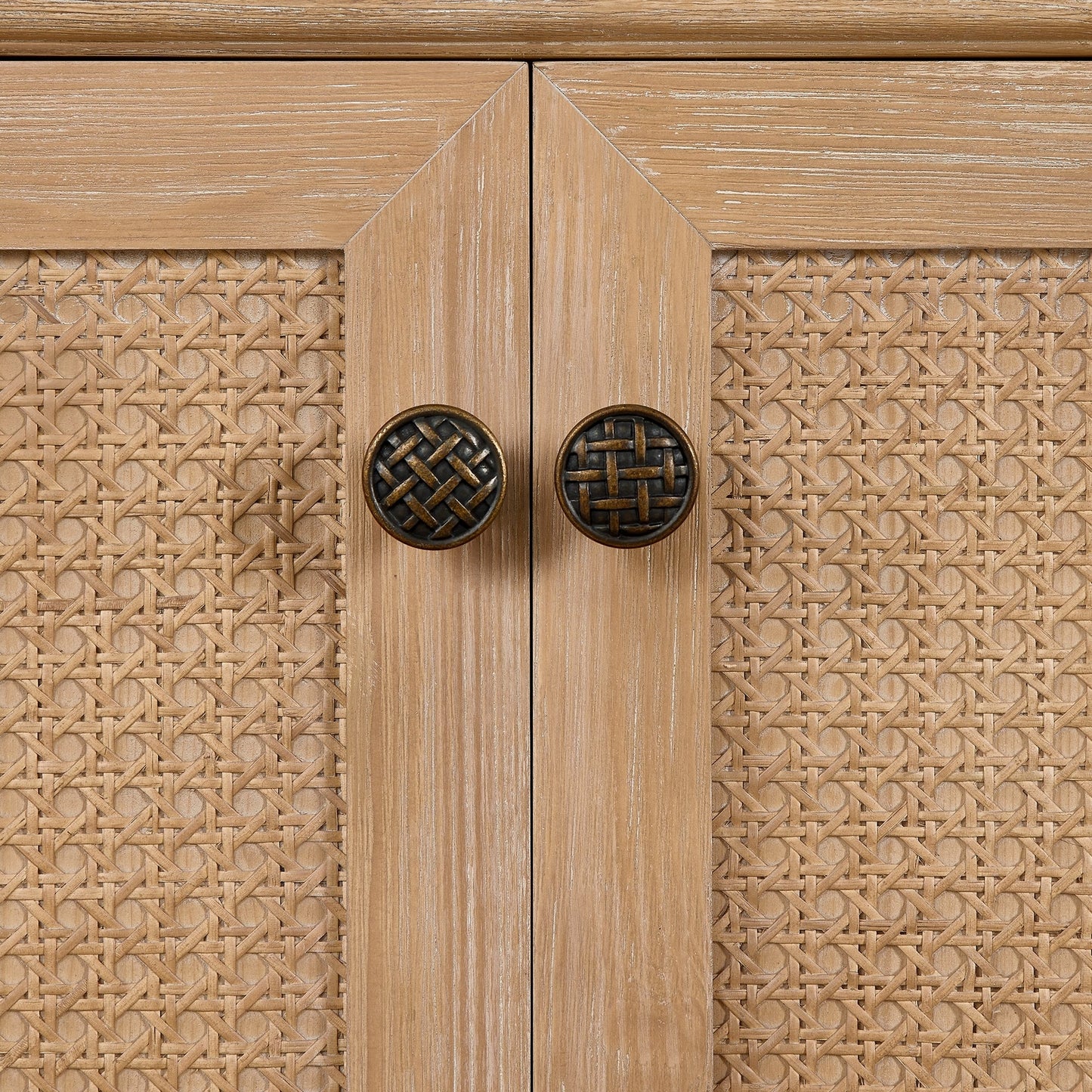 Hervas Bath Vanity with Natural Marble Top without Mirror