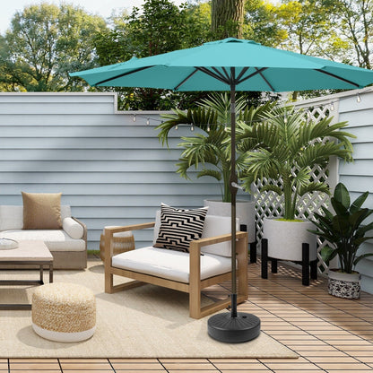 Holme 9-foot Patio Umbrella and Base Stand