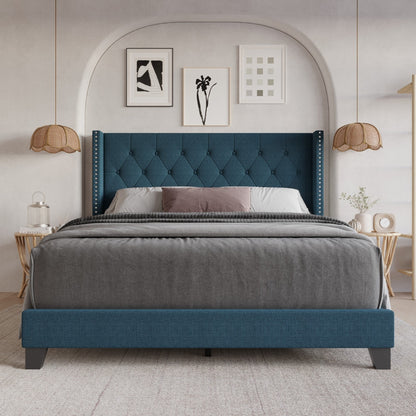 Homer Tufted Upholstered Panel Bed