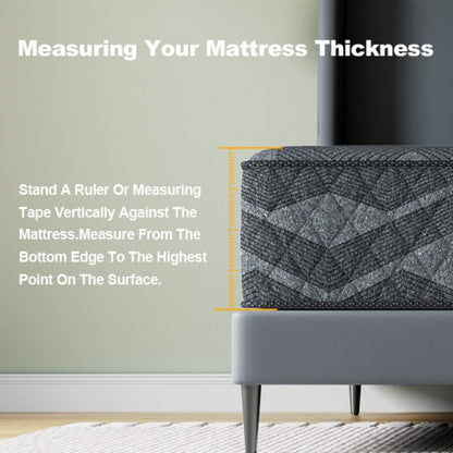 SweDrea Plush Hybrid Memory Foam 8/12 in.Cooling Breathable Mattress with CertiPUR-US, SGS and OEKO-TEX