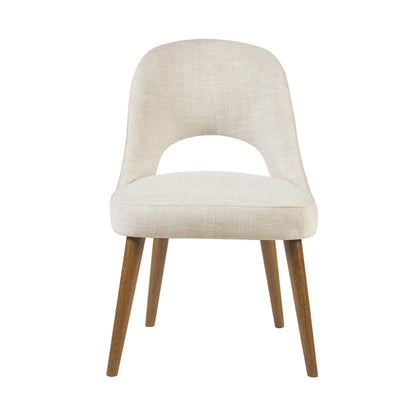 INK IVY Nola Upholstered Dining Side Chairs with Cutout Back design (Set of 2)