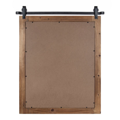 Kate and Laurel Cates Rustic Rectangular Wall Mirror