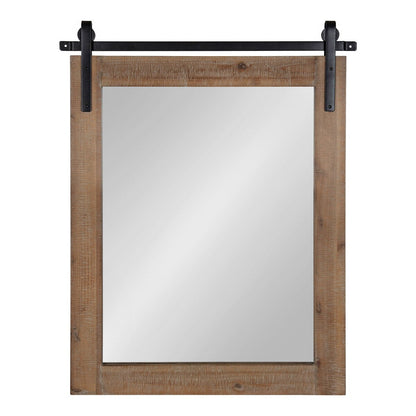 Kate and Laurel Cates Rustic Rectangular Wall Mirror